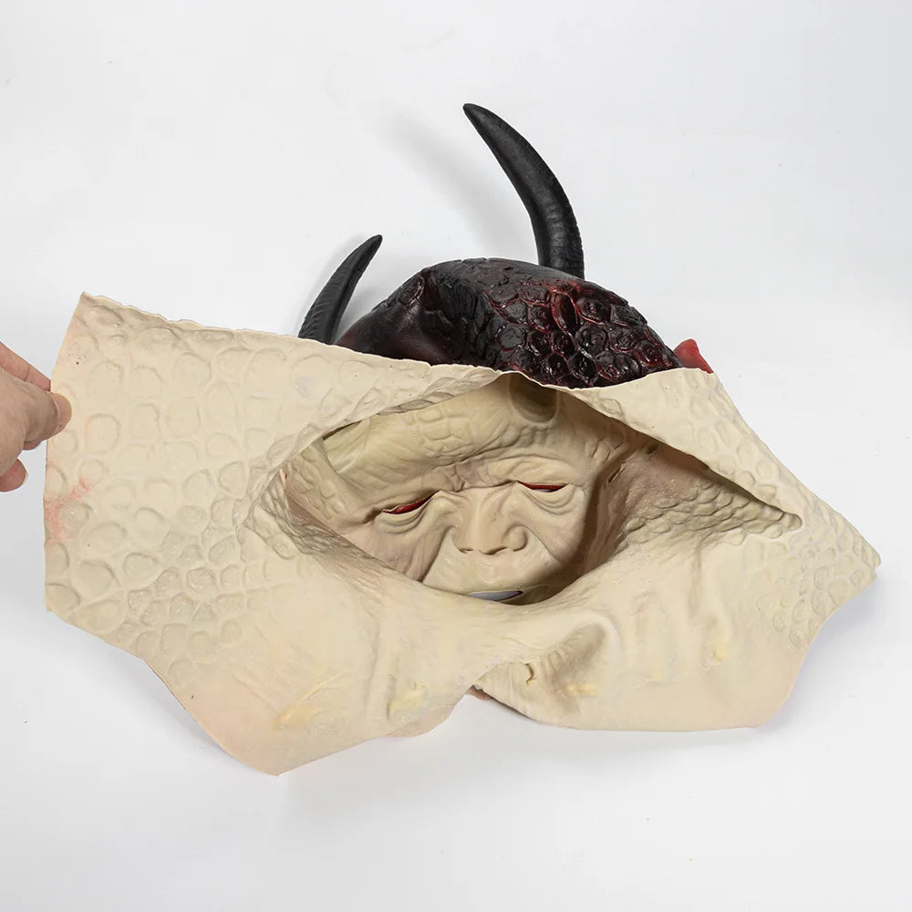 Halloween Horror Devil Latex Mask Hellfire Beast