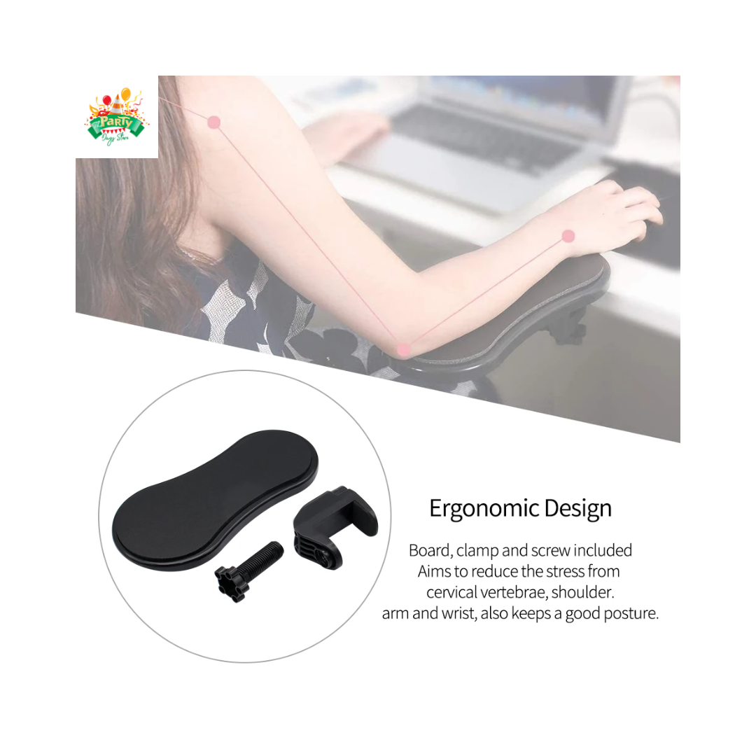 Arm Wrist Rest Desk Support Attachable Board Mousepad