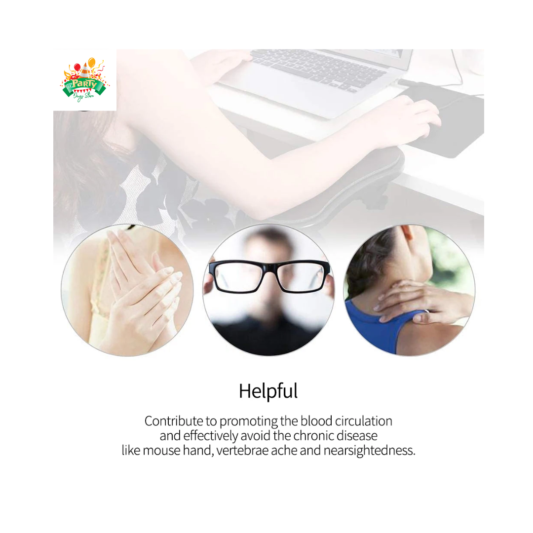 Arm Wrist Rest Desk Support Attachable Board Mousepad