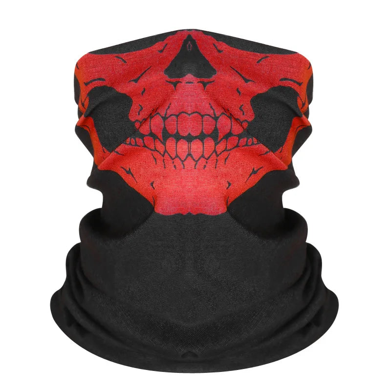 Halloween/Mardi Gras Scarf Skull Mask