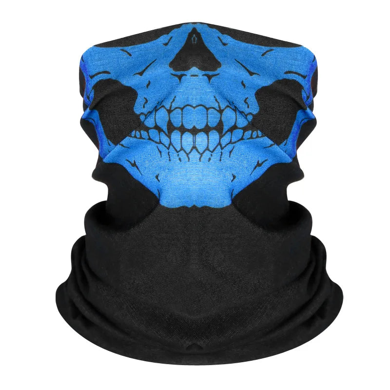 Halloween/Mardi Gras Scarf Skull Mask