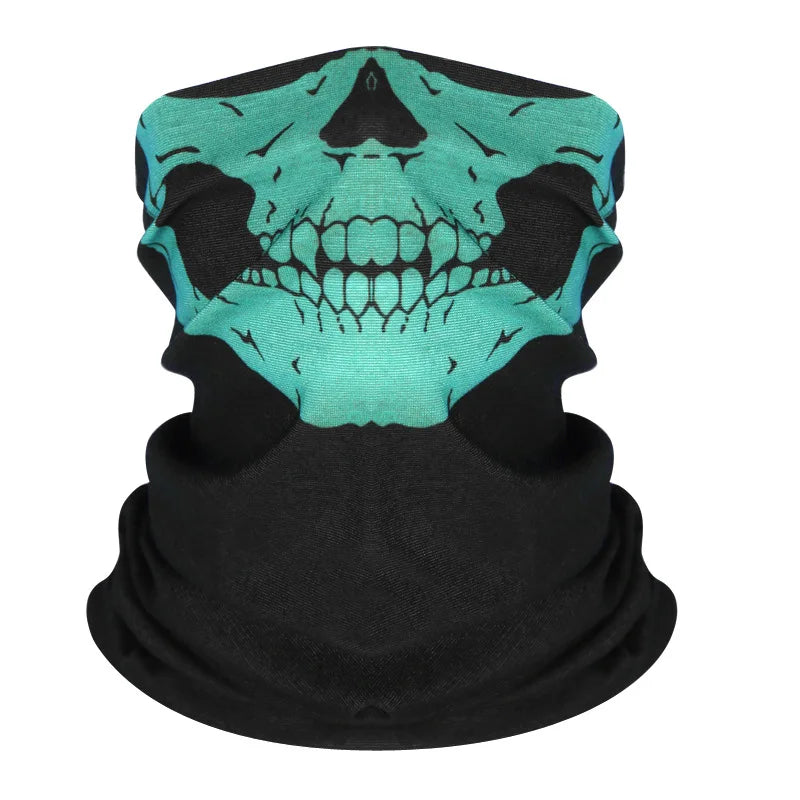 Halloween/Mardi Gras Scarf Skull Mask