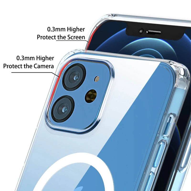 Cell Phone Case for iPhone 11 12 13 Pro Max 14 15 Plus X XR Hard Shell Magnetic Case
