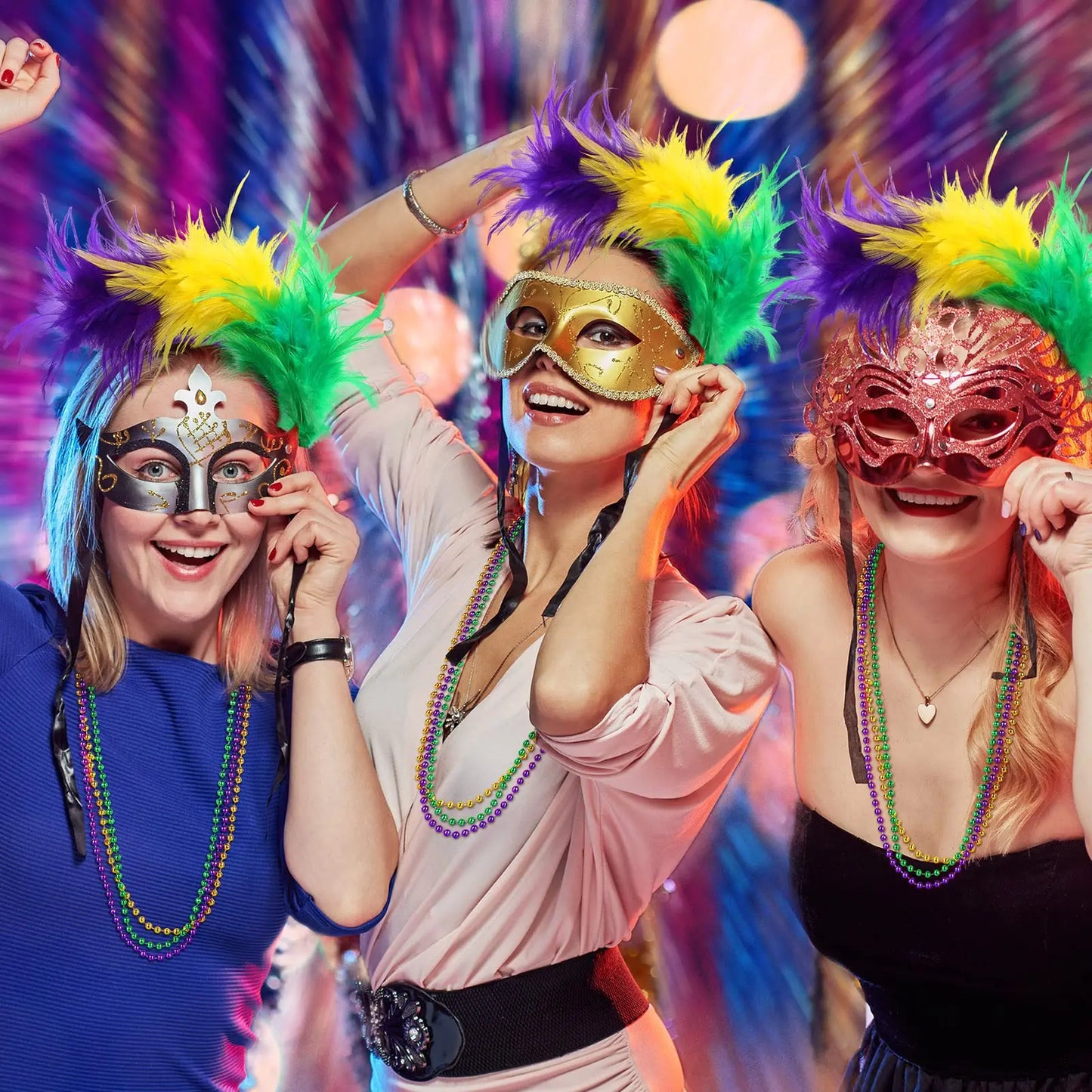 Mardi Gras Headband For Women Butterfly Costume