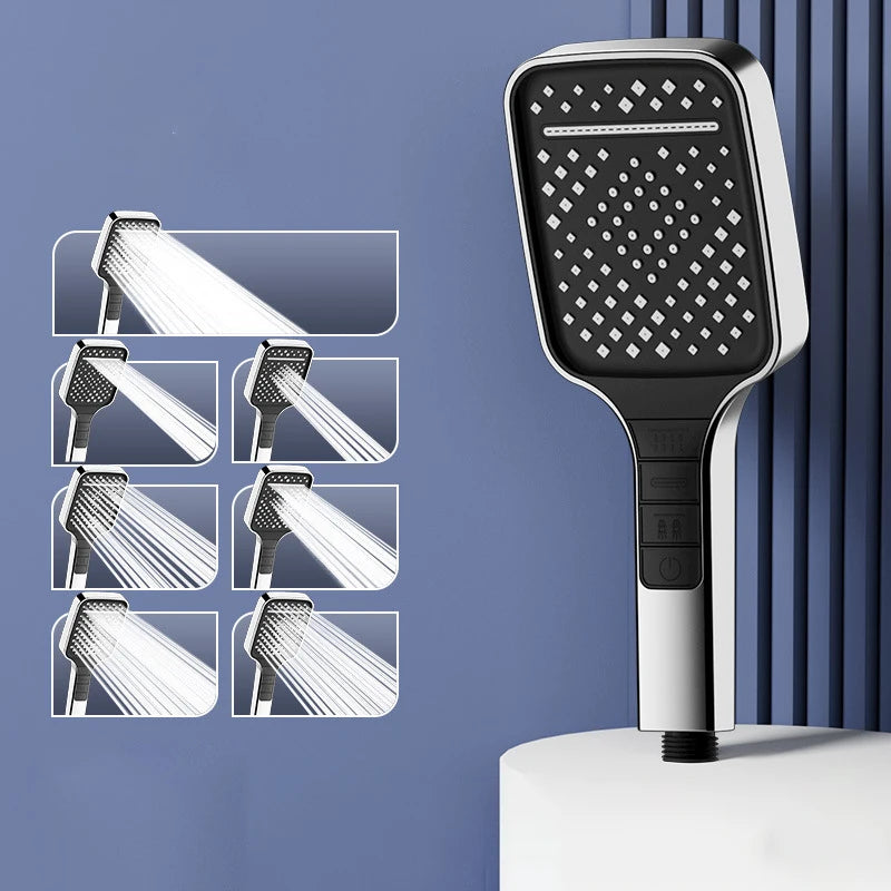 7 Modes Shower Head High Pressure
