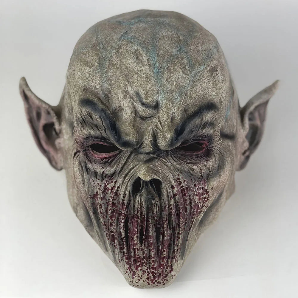 Horror Bloody Zombie Skull Mouthless Monster Mask