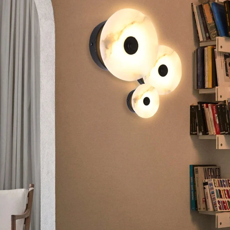 Modern Marble Led wall bedroom Lamp home decor