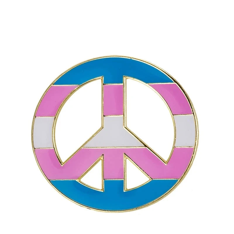 Metal Pin Flag Gay Pride Set Square Buttons for Clothes