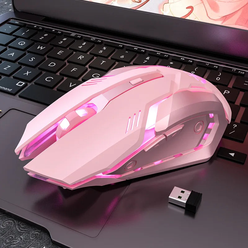 Ergonomic Wired Gaming Mouse 6 Buttons LED 2400 DPI USB
