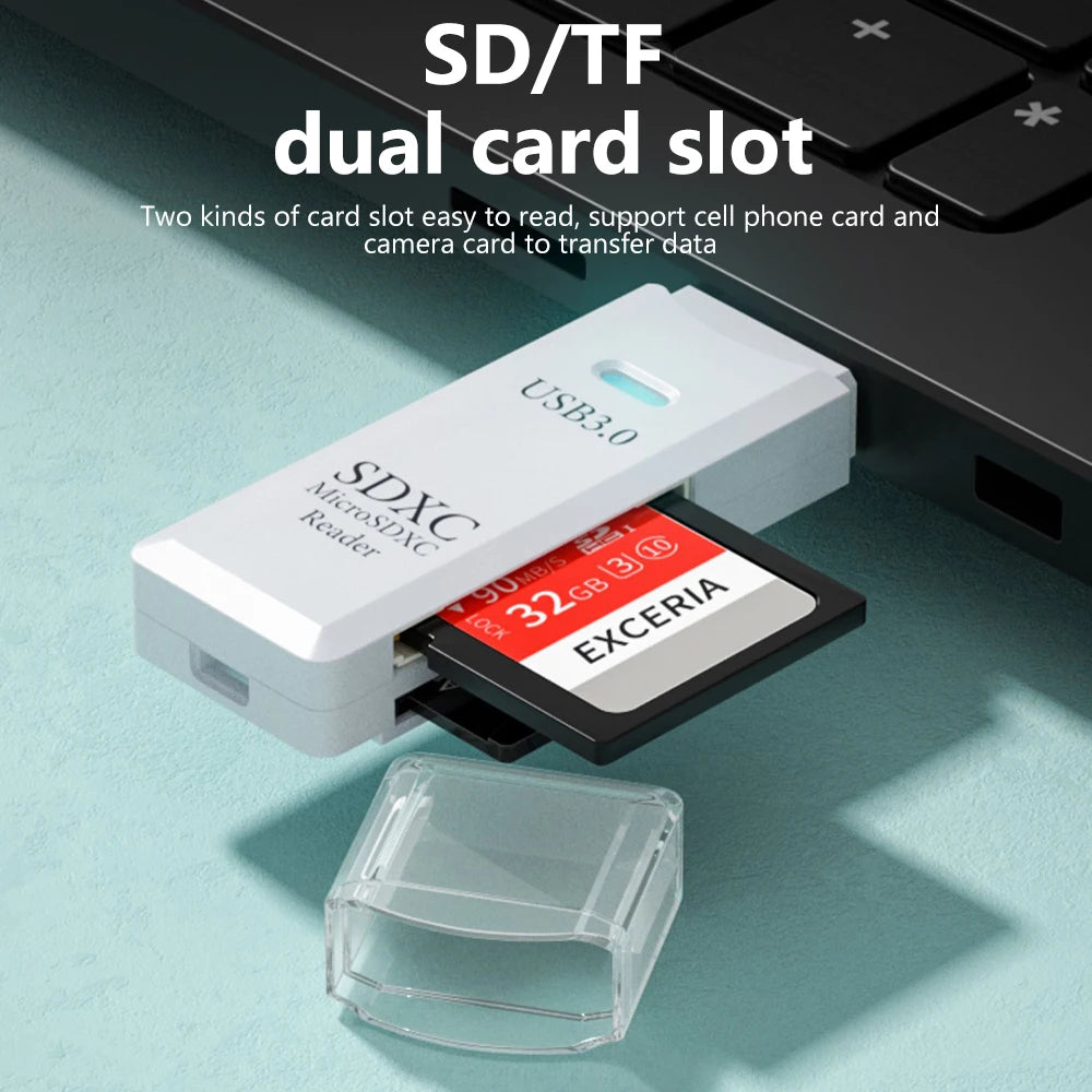 2 in 1 USB 3.0 Card Reader Micro sd usb adapter High Speed