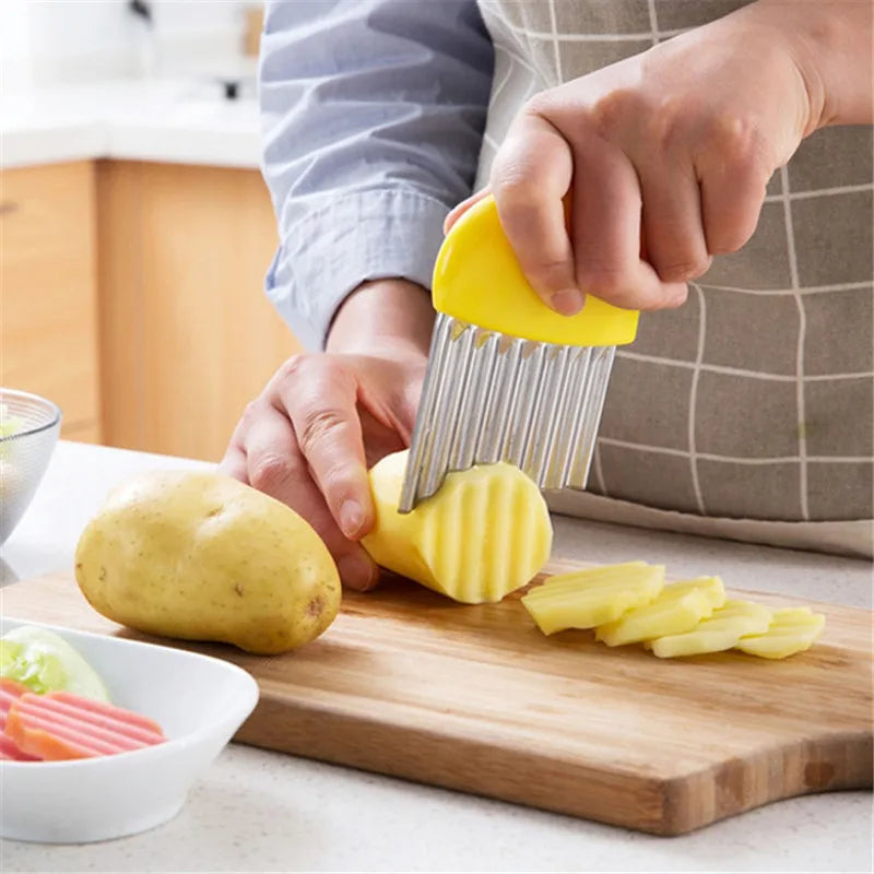 New Stainless Steel Vegetable Fruit Chip Slicer Dough