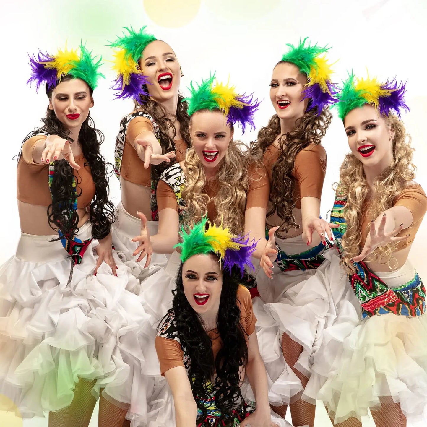 Mardi Gras Headband For Women Butterfly Costume