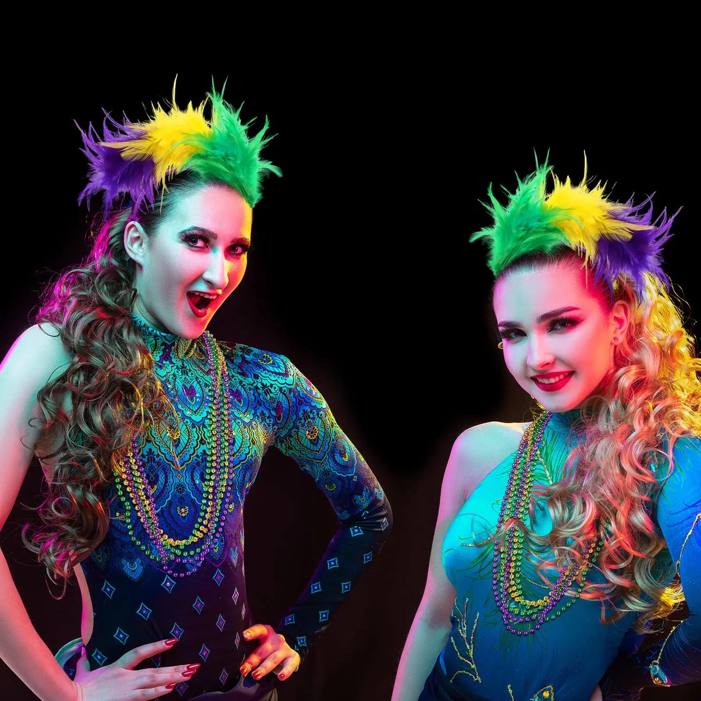 Mardi Gras Headband For Women Butterfly Costume