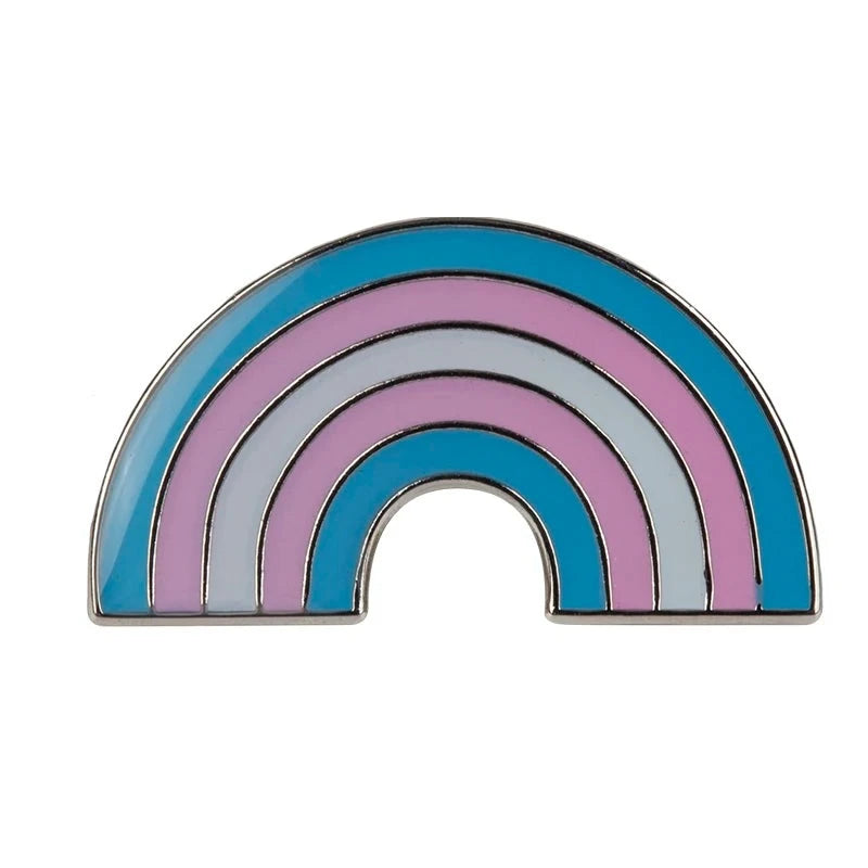 Metal Pin Flag Gay Pride Set Square Buttons for Clothes