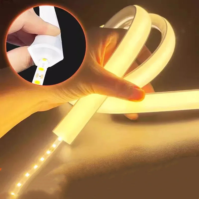 Embedded Silicone Lampshade LED Strip Lights 12/24V