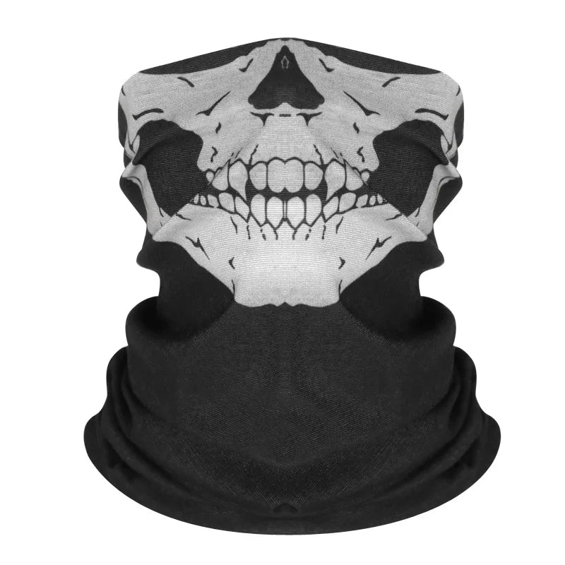 Halloween/Mardi Gras Scarf Skull Mask