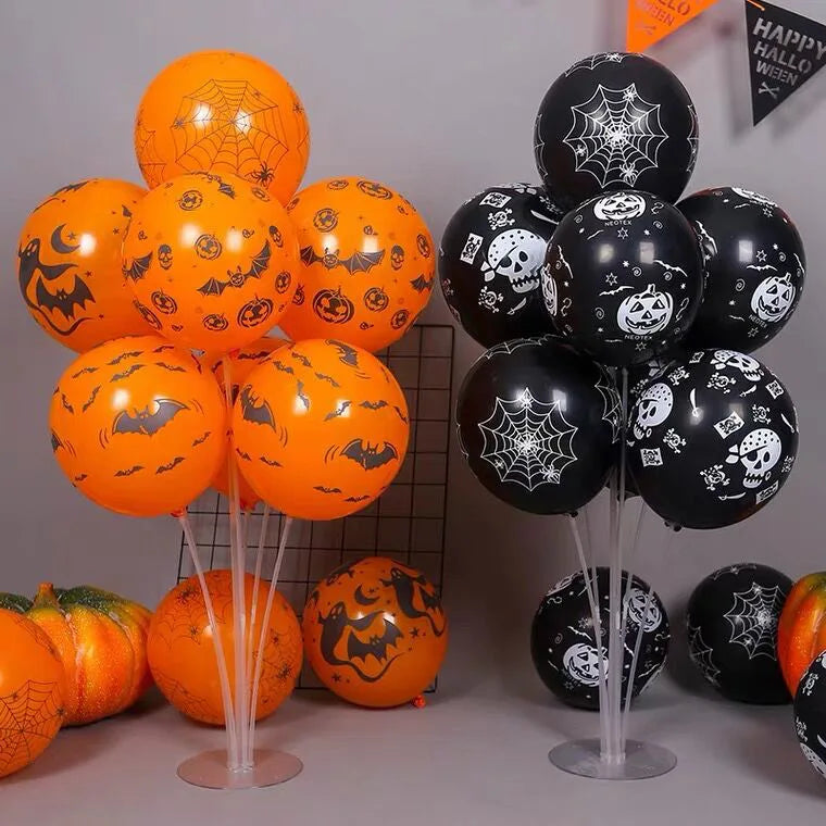 12inch Halloween Latex Balloons Set Pumpkin