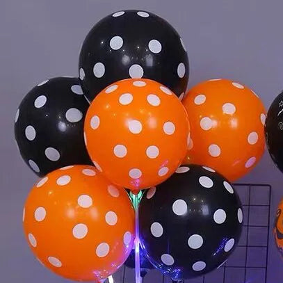 12inch Halloween Latex Balloons Set Pumpkin