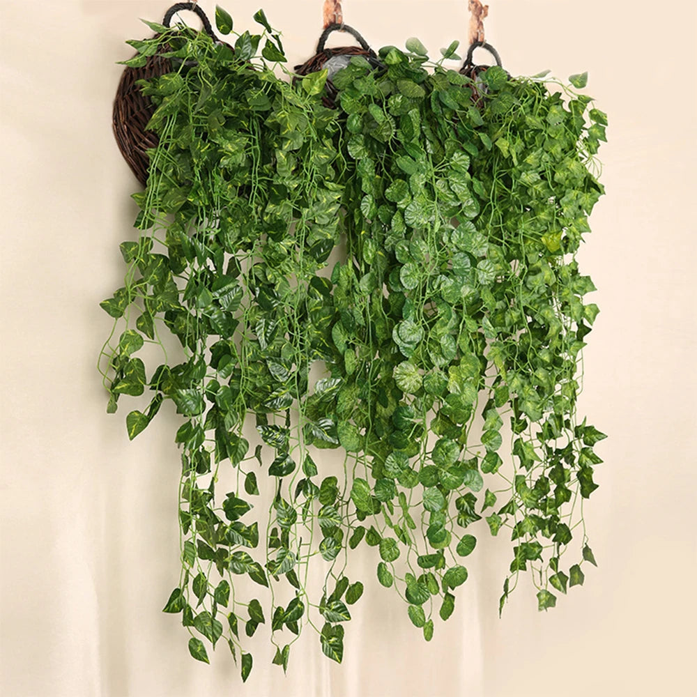 Artificial Plant creeper Green wall hanging Home Garden Decoration