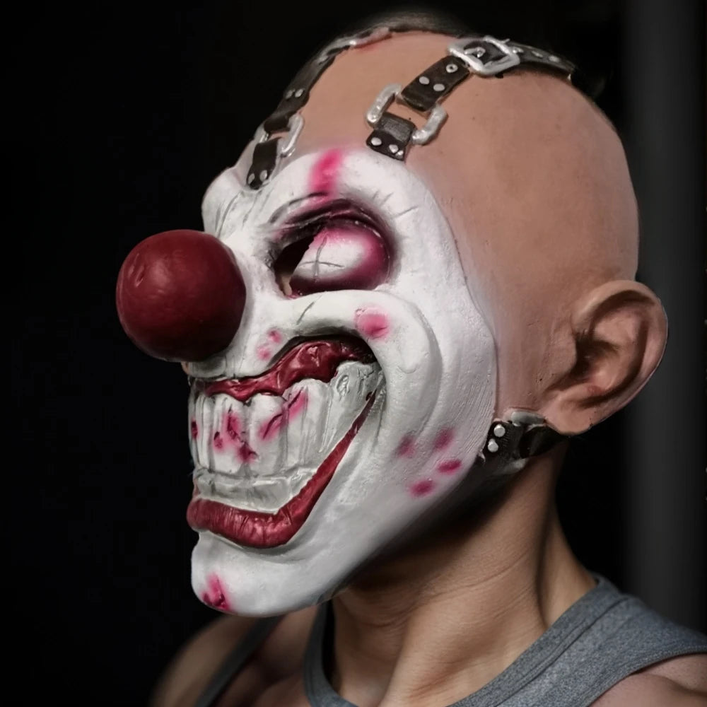 Creepy Clown Joker Mask Party Latex