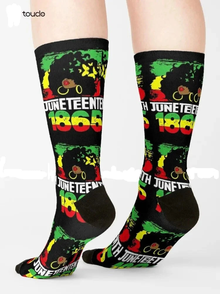 Juneteenth Socks Gift Streetwear