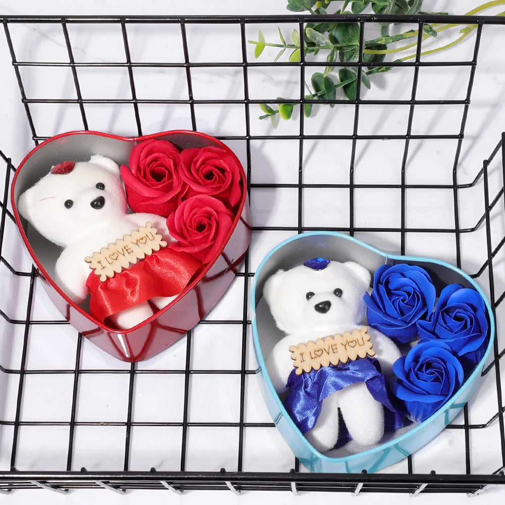 Bear Soap Love Gift Box Romantic Valentines Day