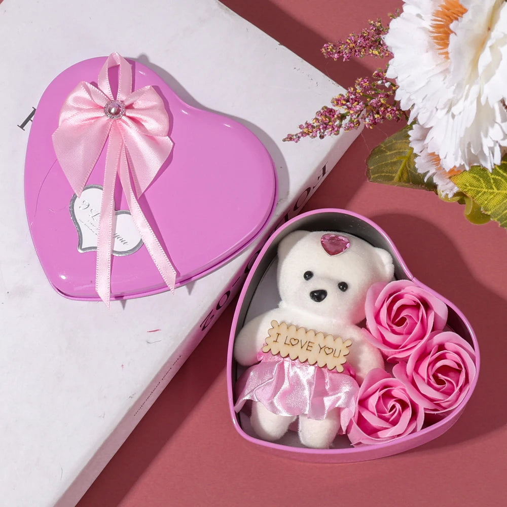 Bear Soap Love Gift Box Romantic Valentines Day