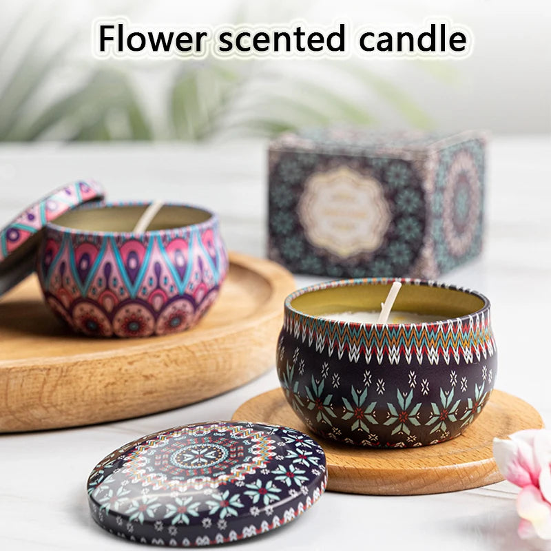 Scented Aromatic Candles Jars Celebrations Parties