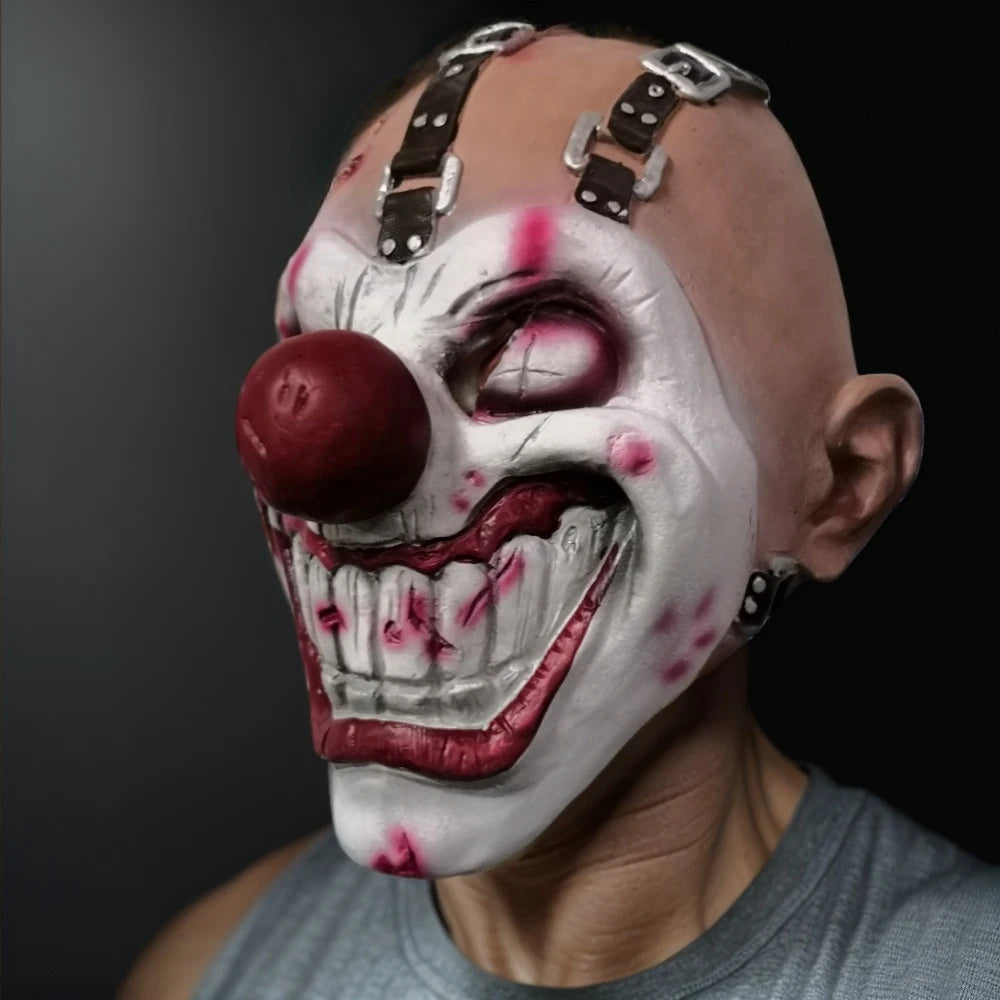 Creepy Clown Joker Mask Party Latex