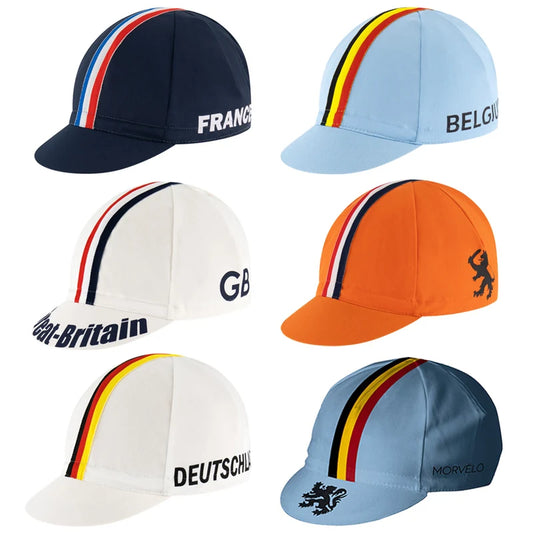 BELGIE/GERMANY/FRANCE/NETHERLANDS/UK Cycling Cap