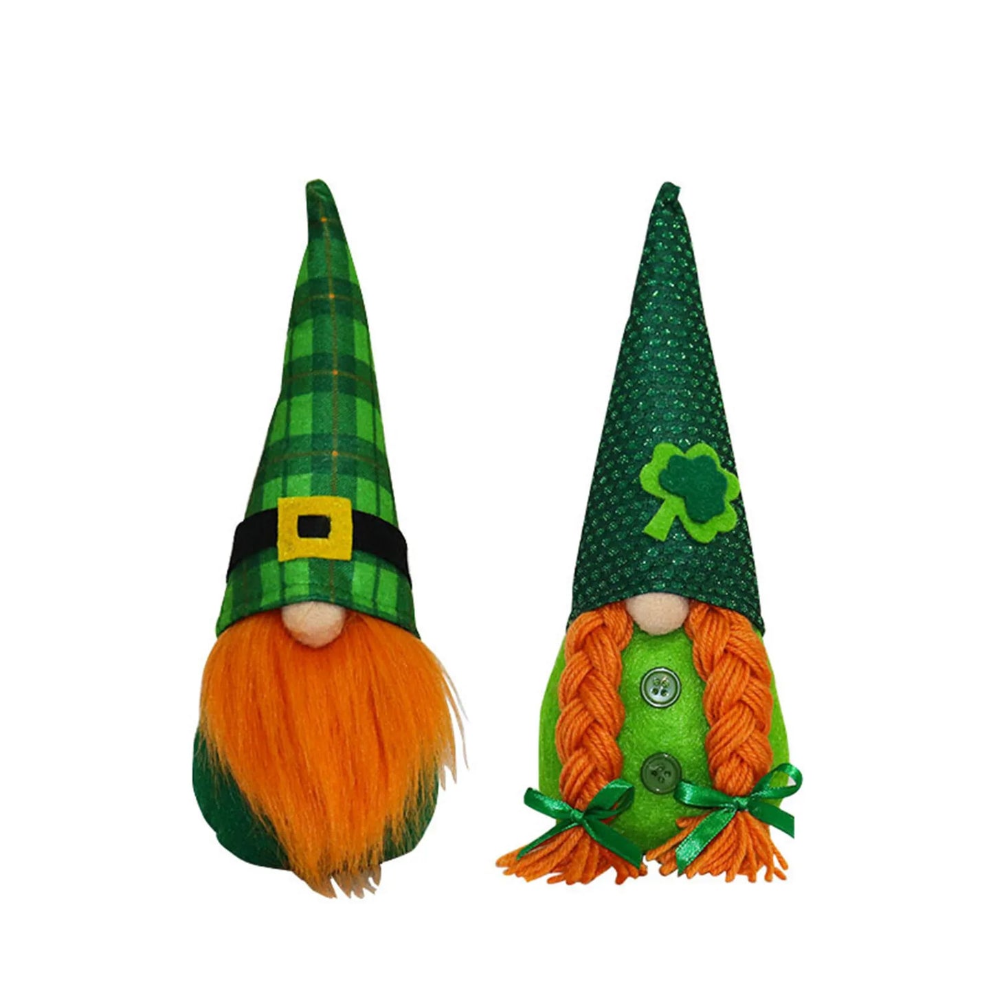 2PC St.Patrick's Day Gnome Green Hat