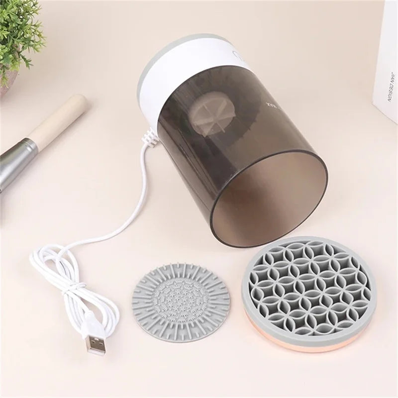 3 in 1 Electric Makeup Brushes Cleaner Machine Portable USB