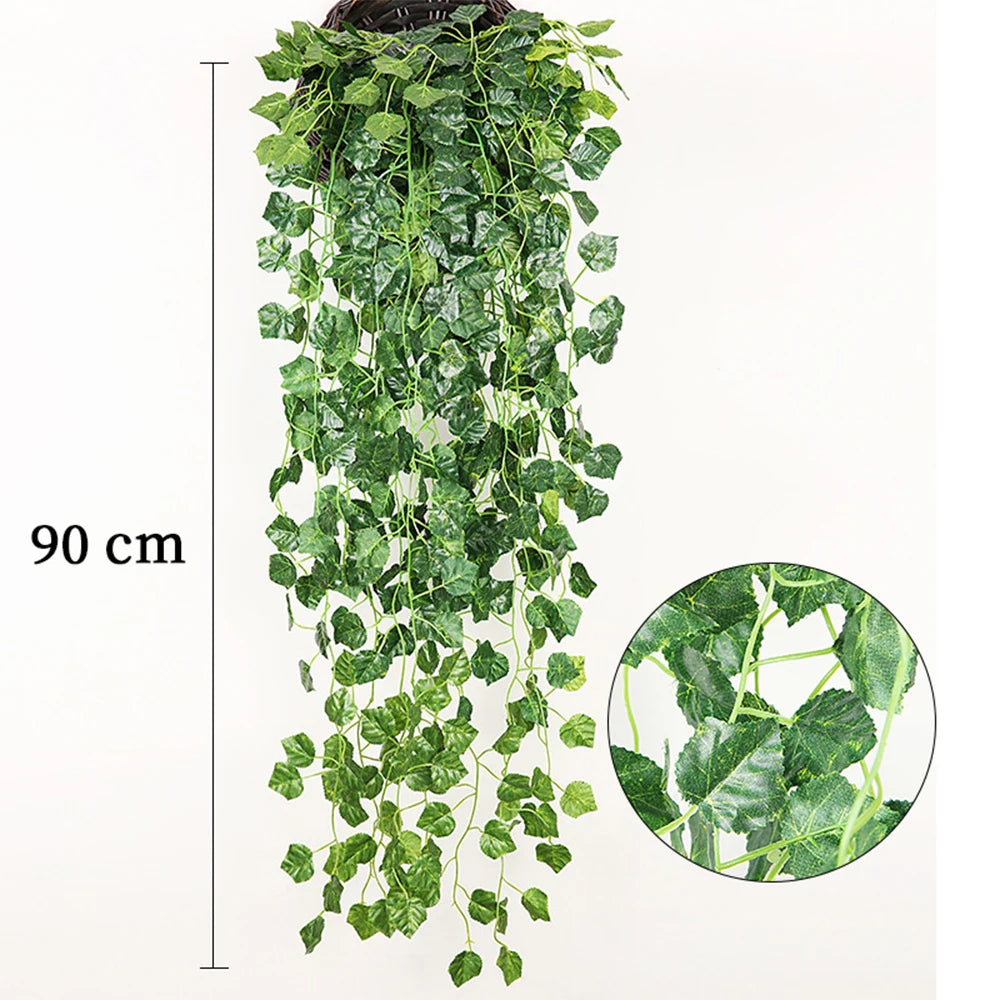 Artificial Plant creeper Green wall hanging Home Garden Decoration