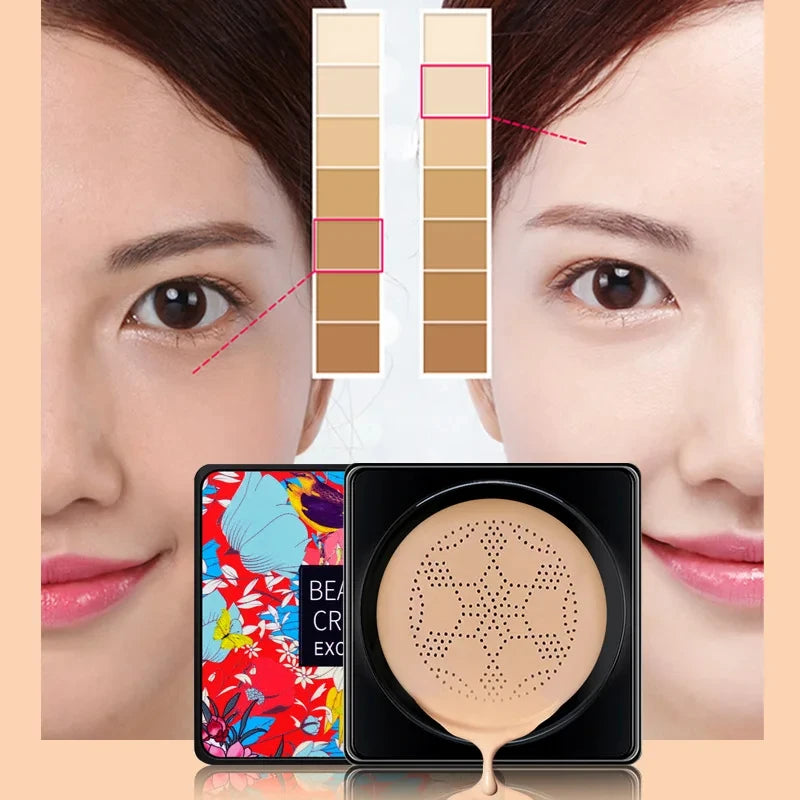 Magic Mushroom Head Cream Waterproof Base Makeup Face Korean Cosmetics
