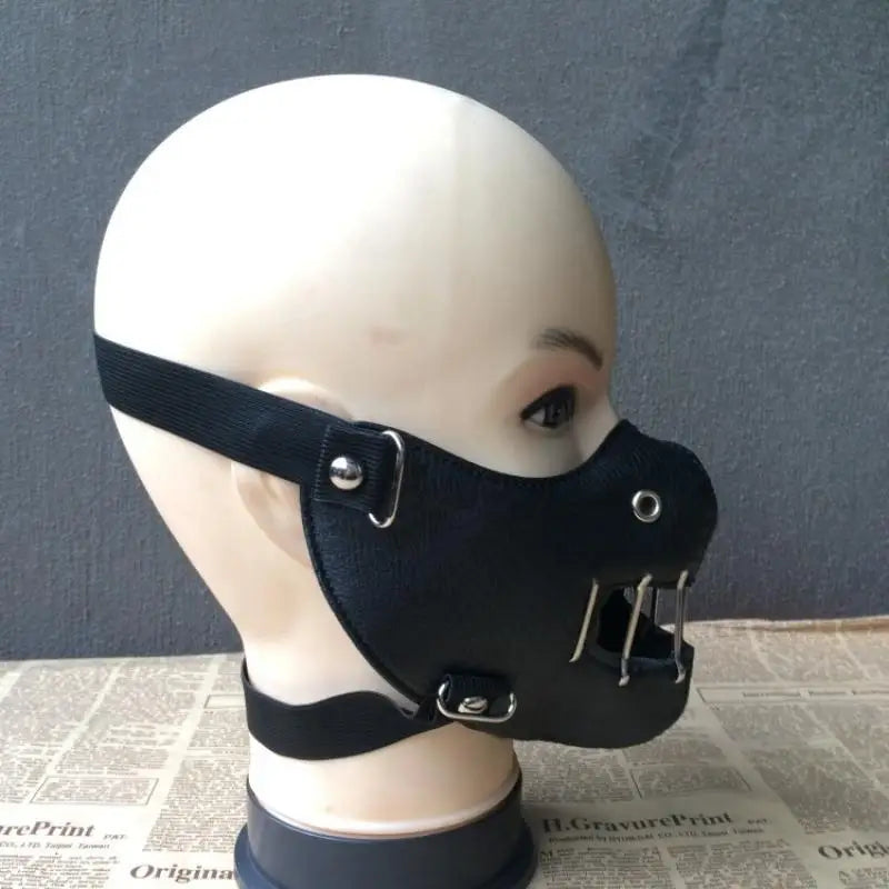 Streampunk Cosplay Accessory Face Leather Mask