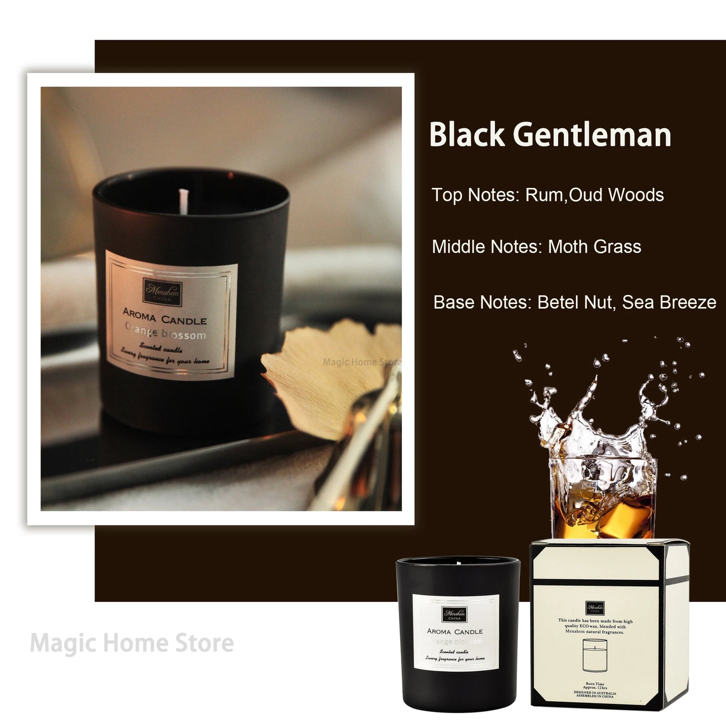 50g Smokeless Scented Aromatic Candles