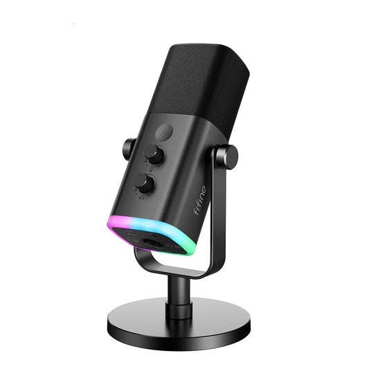 Dynamic Microphone with Touch Mute Button,Headphone jack,for PC PS5/4 mixer